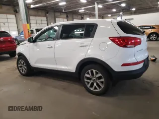 2015 Kia Sportage LX with VIN KNDPBCAC7F7772711, listed as a Copart auction lot 55059185 with 78,387 mi miles and Salvage Title. Bid and sale history available at carsss.com. Image 2.
