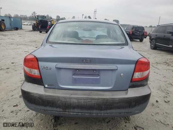 2004 Kia Rio with VIN KNADC125746330659, listed as a Copart auction lot 81547904 with 67,787 mi miles and Clean Title. Bid and sale history available at carsss.com. Image 6.