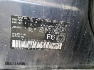 2016 Subaru Outback z VIN 4S4BSCAC6G3306265, wystawiony jako Copart lot #56302945 z przebiegiem 173 151 mil mil oraz Szkoda całkowita • Salvage title. Historia ofert i sprzedaży dostępna na DreamBid. Obrazek 12.