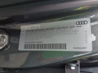 2015 Audi A3 1.8T Premium with VIN WAUACGFF3F1002941, listed as a IAAI auction lot 41726206 with 195,753 mi miles. Bid and sale history available at carsss.com. Image 9.