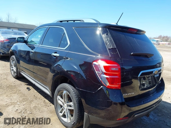 2017 Chevrolet Equinox Premier with VIN 2GNALDEK6H1507263, listed as a IAAI auction lot 42012392 with 100,658 mi miles. Bid and sale history available at carsss.com. Image 3.