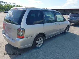 2005 Mazda MPV LX with VIN JM3LW28A850537234, listed as a IAAI auction lot 42048281 with 228,925 mi miles. Bid and sale history available at carsss.com. Image 4.