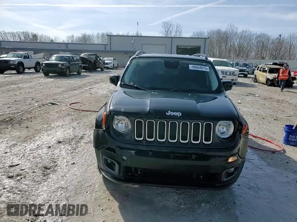 2017 Jeep Renegade Latitude with VIN ZACCJBBB3HPE84014, listed as a Copart auction lot 48664815 with 97,236 mi miles and Clean Title. Bid and sale history available at carsss.com. Image 14.