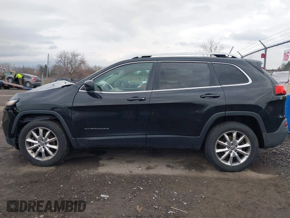 2014 Jeep Cherokee Limited with VIN 1C4PJMDB1EW156776, listed as a IAAI auction lot 41852167 with 130,514 mi miles and . Bid and sale history available at DreamBid. Image 15.