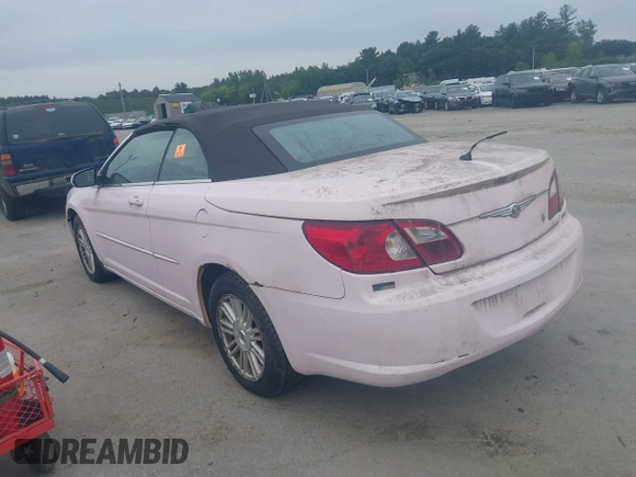 2008 Chrysler Sebring Touring with VIN 1C3LC55R58N633301, listed as a IAAI auction lot 42509490 with 100,510 mi miles and . Bid and sale history available at DreamBid. Image 3.