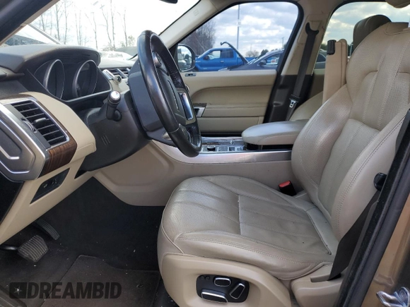 2014 Land Rover Range Rover Sport HSE with VIN SALWR2WF4EA341760, listed as a Copart auction lot 84878034 with Not provided miles and Clean title. Bid and sale history available at DreamBid. Image 7.