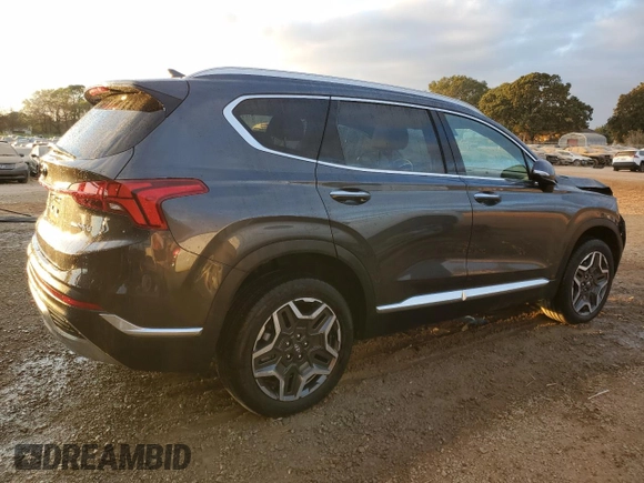 2023 Hyundai Santa Fe Hybrid SEL Premium with VIN 5NMS3DA12PH015964, listed as a Copart auction lot 78754604 with 6,633 mi miles and Salvage Title. Bid and sale history available at carsss.com. Image 3.