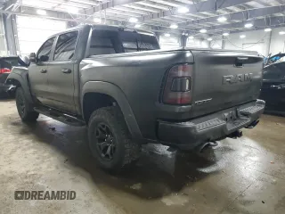 2021 Ram 1500 TRX with VIN 1C6SRFU98MN754533, listed as a Copart auction lot 48363745 with 26,412 mi miles and Salvage Title. Bid and sale history available at carsss.com. Image 2.
