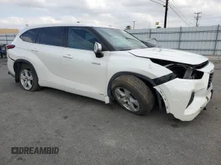 2021 Toyota Highlander Hybrid LE with VIN 5TDBBRCH2MS520387, listed as a Copart auction lot 54453245 with 81,505 mi miles and Salvage title. Bid and sale history available at DreamBid. Image 4.
