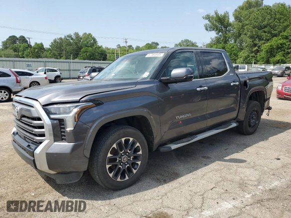 2023 Toyota Tundra Limited with VIN 5TFJA5DB6PX096065, listed as a Copart auction lot 57364635 with 36,811 mi miles and Salvage title. Bid and sale history available at DreamBid. Image 1.