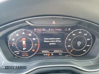 2018 Audi A4 allroad Premium Plus with VIN WA18NAF45JA228330, listed as a Copart auction lot 73766754 with 50,262 mi miles and Salvage Title. Bid and sale history available at carsss.com. Image 9.