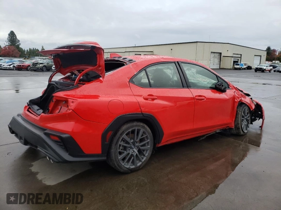 2022 Subaru WRX GT with VIN JF1VBAU65N8015774, listed as a Copart auction lot 78547064 with Not provided miles and Salvage title. Bid and sale history available at DreamBid. Image 3.