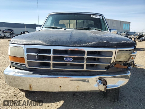 1995 Ford F-150 with VIN 1FTEX14H3SKC18836, listed as a Copart auction lot 54938525 with 335,443 mi miles and Salvage Title. Bid and sale history available at carsss.com. Image 5.