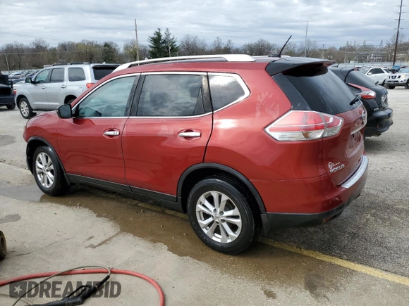 2016 Nissan Rogue SV with VIN KNMAT2MV3GP616273, listed as a Copart auction lot 49285625 with 98,905 mi miles and Salvage Title. Bid and sale history available at DreamBid. Image 2.
