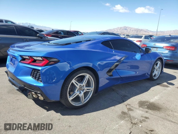 2022 Chevrolet Corvette 1LT with VIN 1G1YA2D46N5104049, listed as a Copart auction lot 45993245 with 33,785 mi miles and Salvage Title. Bid and sale history available at carsss.com. Image 3.
