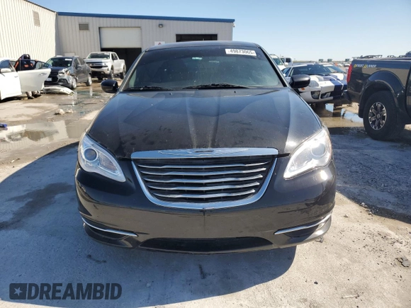 2014 Chrysler 200 LX with VIN 1C3CCBAG7EN101336, listed as a Copart auction lot 49873065 with 159,348 mi miles and Salvage Title. Bid and sale history available at carsss.com. Image 5.