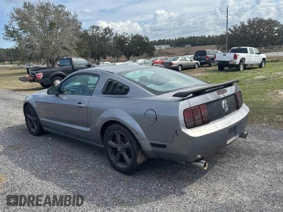 2007 Ford Mustang Deluxe with VIN 1ZVFT80N975342231, listed as a Copart auction lot 44405705 with 175,676 mi miles and Clean Title. Bid and sale history available at carsss.com. Image 3.