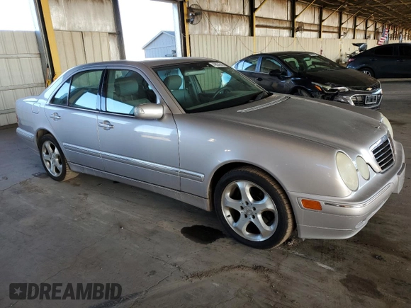 2002 Mercedes-Benz E-Class with VIN WDBJF65J22B493337, listed as a Copart auction lot 49854545 with 0 mi miles and Clean Title. Bid and sale history available at carsss.com. Image 4.