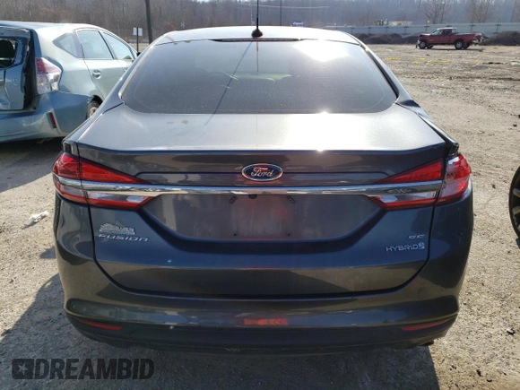 2018 Ford Fusion Hybrid SE with VIN 3FA6P0LU0JR210884, listed as a Copart auction lot 37949023 with 54,740 mi miles. Bid and sale history available at carsss.com. Image 6.