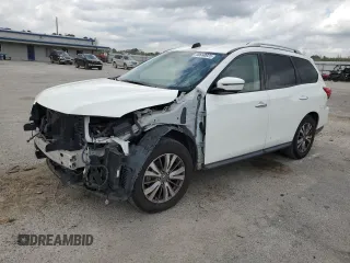 2019 Nissan Pathfinder S with VIN 5N1DR2MN0KC618859, listed as a Copart auction lot 50960925 with 126,802 mi miles and Salvage Title. Bid and sale history available at DreamBid. Image 1.