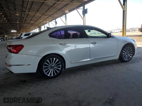 2015 Kia Cadenza Premium with VIN KNALN4D72F5174285, listed as a Copart auction lot 88986315 with 126,232 mi miles and Clean Title. Bid and sale history available at carsss.com. Image 3.
