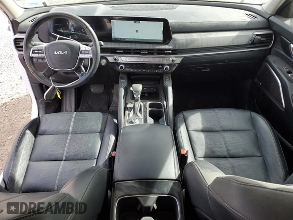 2024 Kia Telluride EX with VIN 5XYP34GC7RG504047, listed as a Copart auction lot 51299345 with 19,721 mi miles and Salvage title. Bid and sale history available at DreamBid. Image 8.
