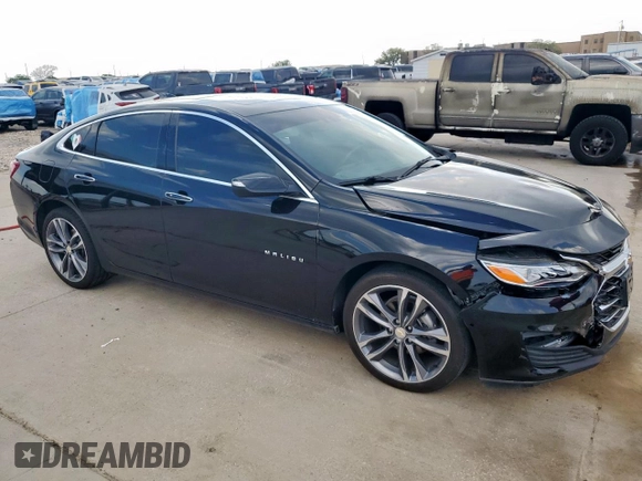 2022 Chevrolet Malibu Premier with VIN 1G1ZE5SX7NF158459, listed as a Copart auction lot 50392485 with 47,301 mi miles and Salvage Title. Bid and sale history available at DreamBid. Image 4.