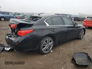 2017 Infiniti Q50 2.0t Premium with VIN JN1CV7AR6HM680529, listed as a Copart auction lot 86398934 with 101,765 mi miles and Salvage Title. Bid and sale history available at carsss.com. Image 3.