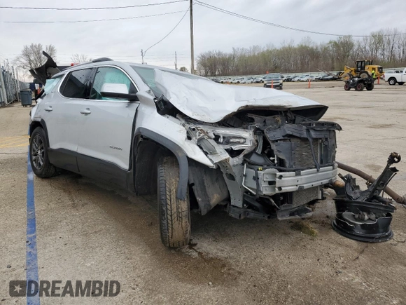 2018 GMC Acadia SLT with VIN 1GKKNULS2JZ151423, listed as a Copart auction lot 51860595 with Not Provided miles and Non Repairable. Bid and sale history available at DreamBid. Image 4.