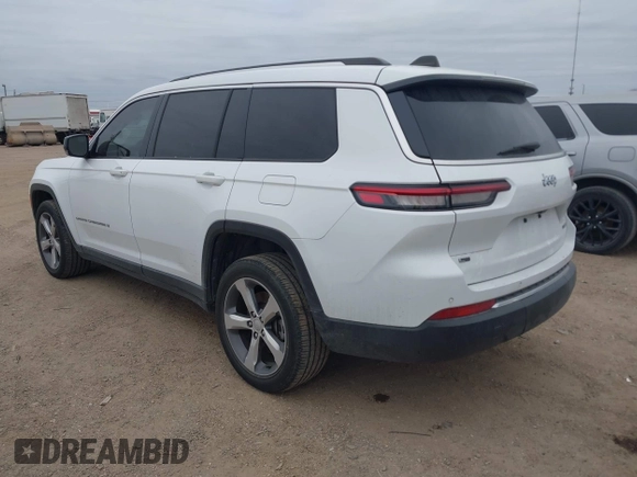 2022 Jeep Grand Cherokee Limited with VIN 1C4RJJBG6N8591674, listed as a IAAI auction lot 41274452 with 37,174 mi miles and . Bid and sale history available at DreamBid. Image 3.