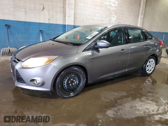2012 Ford Focus SE with VIN 1FAHP3F2XCL372592, listed as a Copart auction lot 52774485 with 85,404 mi miles and Clean Title. Bid and sale history available at carsss.com. Image 1.