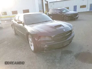 2006 Dodge Charger SRT-8 with VIN 2B3LA73W36H369475, listed as a Copart auction lot 43774705 with 130,495 mi miles and Salvage Title. Bid and sale history available at DreamBid. Image 10.