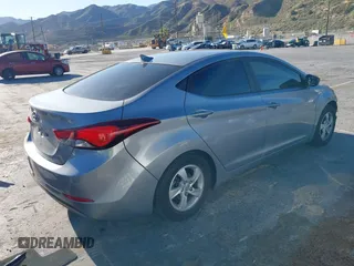 2015 Hyundai Elantra SE with VIN 5NPDH4AE7FH636230, listed as a IAAI auction lot 42243538 with 104,634 mi miles and . Bid and sale history available at DreamBid. Image 4.