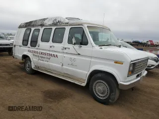 1991 Ford Econoline Cargo with VIN 1FDHS34H8MHB30853, listed as a Copart auction lot 51464515 with 68,455 mi miles and Clean Title. Bid and sale history available at DreamBid. Image 4.