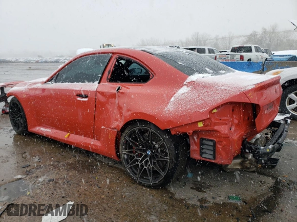2023 BMW M2 z VIN 3MF13DM04P8D45073, wystawiony jako Copart lot #82048384 z przebiegiem 8 090 mil mil oraz Szkoda całkowita • Salvage title. Historia ofert i sprzedaży dostępna na DreamBid. Obrazek 2.