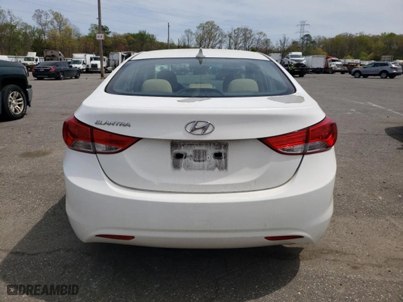 2013 Hyundai Elantra Limited with VIN 5NPDH4AE1DH376338, listed as a Copart auction lot 54831875 with 174,676 mi miles and Clean Title. Bid and sale history available at carsss.com. Image 6.