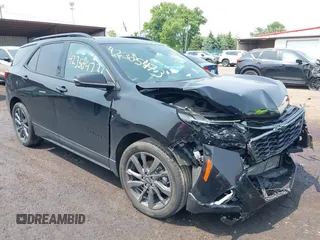 2022 Chevrolet Equinox RS with VIN 2GNAXMEV8N6153131, listed as a IAAI auction lot 42385473 with 43,122 mi miles and . Bid and sale history available at DreamBid. Image 1.