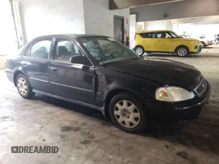 2000 Honda Civic LX with VIN JHMEJ6670YS002114, listed as a Copart auction lot 49373834 with 263,679 mi miles and Salvage Title. Bid and sale history available at DreamBid. Image 4.