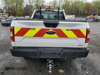 2020 Ford F-150 XL with VIN 1FTFX1E44LFB37743, listed as a Copart auction lot 52869235 with 20,121 mi miles and Clean Title. Bid and sale history available at carsss.com. Image 6.