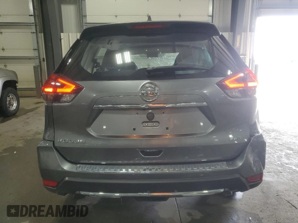 2017 Nissan Rogue S with VIN JN8AT2MV8HW025965, listed as a Copart auction lot 50010295 with 52,572 mi miles and Non Repairable. Bid and sale history available at carsss.com. Image 6.