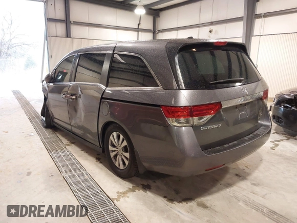 2015 Honda Odyssey EX-L with VIN 5FNRL5H65FB126479, listed as a IAAI auction lot 38993955 with 196,199 mi miles and . Bid and sale history available at carsss.com. Image 3.