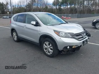 2013 Honda CR-V EX z VIN 2HKRM4H52DH616214, wystawiony jako IAAI lot #41892452 z przebiegiem 135 881 mil mil oraz . Historia ofert i sprzedaży dostępna na DreamBid. Obrazek 1.