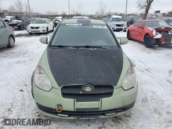 2010 Hyundai Accent L with VIN KMHCN3BC2AU166579, listed as a Copart auction lot 45977305 with 326,884 mi miles and Salvage Title. Bid and sale history available at carsss.com. Image 5.