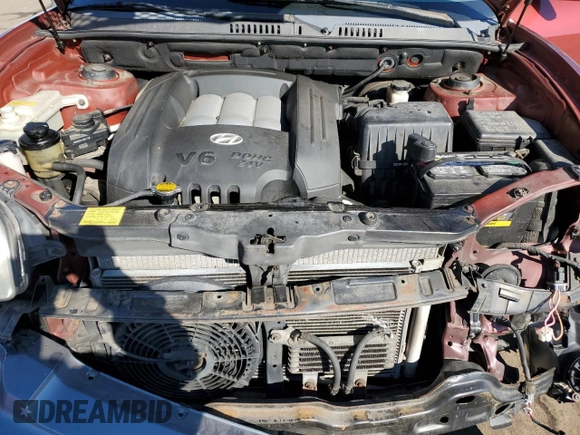 2004 Hyundai Santa Fe GLS with VIN KM8SC73D94U845379, listed as a Copart auction lot 48625095 with 132,844 mi miles and Salvage Title. Bid and sale history available at carsss.com. Image 11.