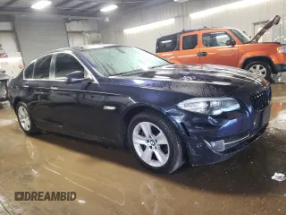 2011 BMW 5 Series 528i with VIN WBAFR1C54BC673353, listed as a Copart auction lot 48956775 with 115,359 mi miles and Salvage Title. Bid and sale history available at carsss.com. Image 4.