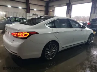 2015 Hyundai Genesis 5.0L with VIN KMHGN4JF9FU016933, listed as a Copart auction lot 42166475 with 163,601 mi miles and Salvage Title. Bid and sale history available at carsss.com. Image 3.