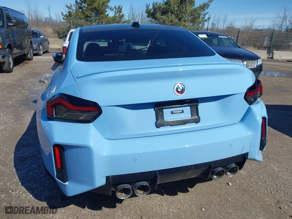 2023 BMW M2 with VIN 3MF13DM00P8D18677, listed as a IAAI auction lot 41835134 with 1 mi miles. Bid and sale history available at carsss.com. Image 17.