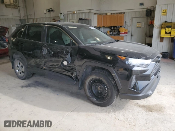2022 Toyota RAV4 LE with VIN 2T3F1RFV0NC309521, listed as a Copart auction lot 50691855 with 28,956 mi miles and Salvage Title. Bid and sale history available at carsss.com. Image 4.
