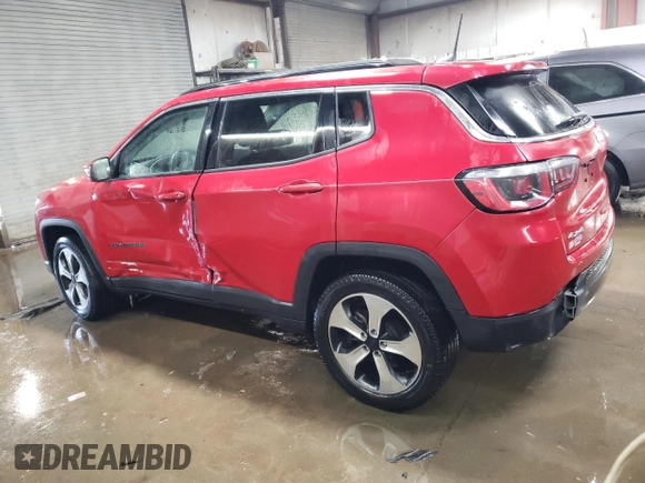 2018 Jeep Compass Latitude with VIN 3C4NJDBB8JT180048, listed as a Copart auction lot 45653135 with 147,279 mi miles and Salvage title. Bid and sale history available at DreamBid. Image 2.