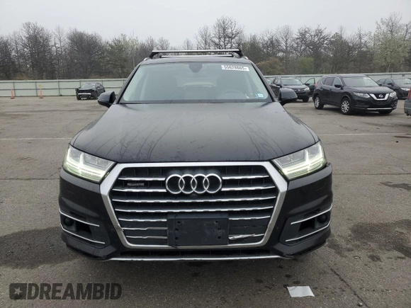 2017 Audi Q7 Premium Plus with VIN WA1LAAF75HD032610, listed as a Copart auction lot 55628665 with 47,523 mi miles and Salvage Title. Bid and sale history available at DreamBid. Image 5.